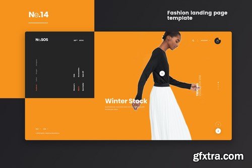 Ne14 - Fashion landing page template