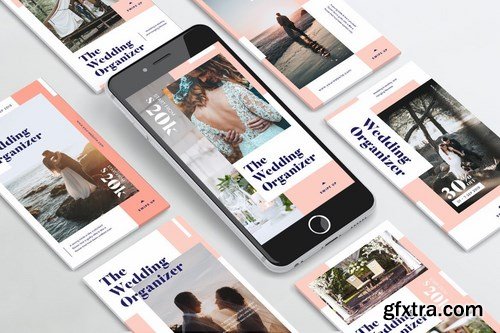 Wedding Organizer Instagram Stories PSD & AI