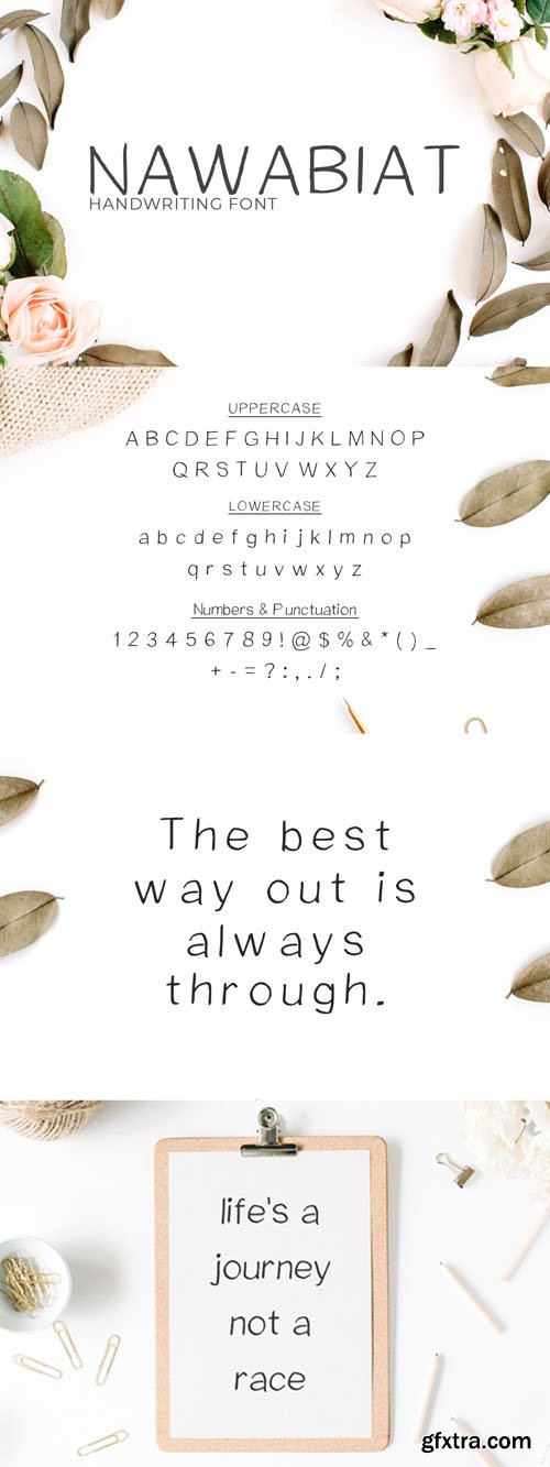 Nawabiat Handwriting Font