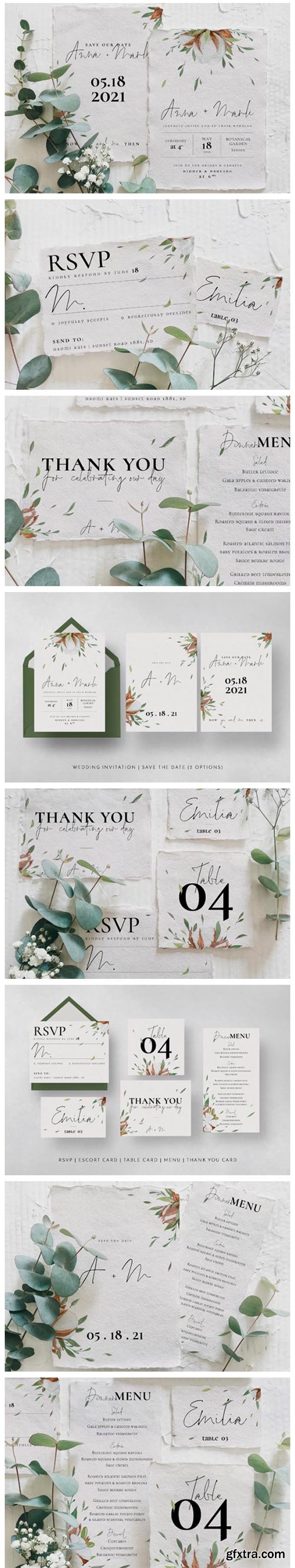 Cotton Greenery Wedding Suite 1845279