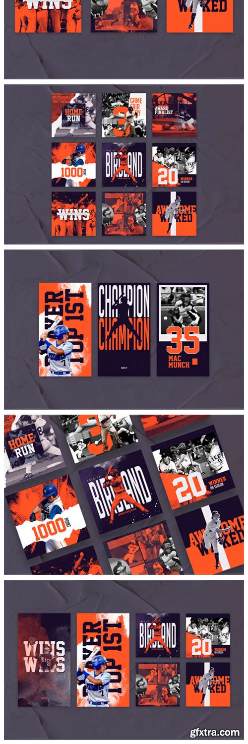 Baseball Instagram Templates 1845267