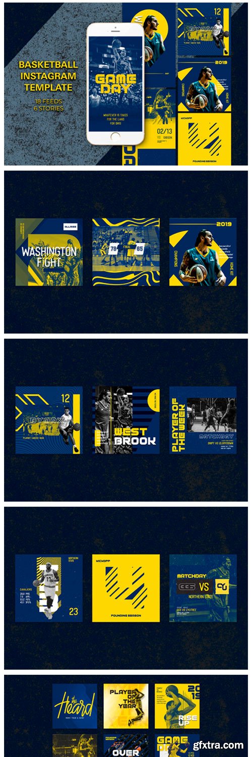 Basketball Instagram Templates 1845173