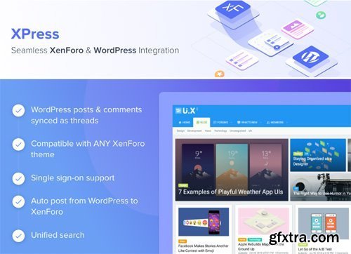 ThemeHouse - XPress v1.1.2 - XenForo 2 Add-on - WordPress Integration