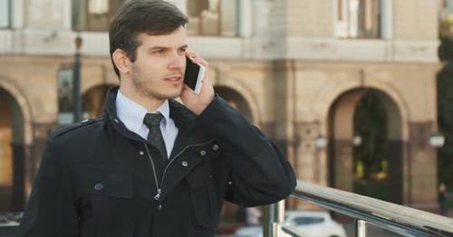 A Working Man Has a Serious Telephone Conversation - MKRUFAJ