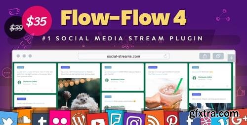 CodeCanyon - Flow-Flow v4.1.22 - Facebook Instagram Twitter Feed - WordPress Social Stream & Grid Gallery Plugin - 9319434