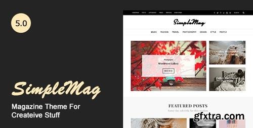 ThemeForest - SimpleMag v5.0 - Magazine theme for creative stuff - 4923427