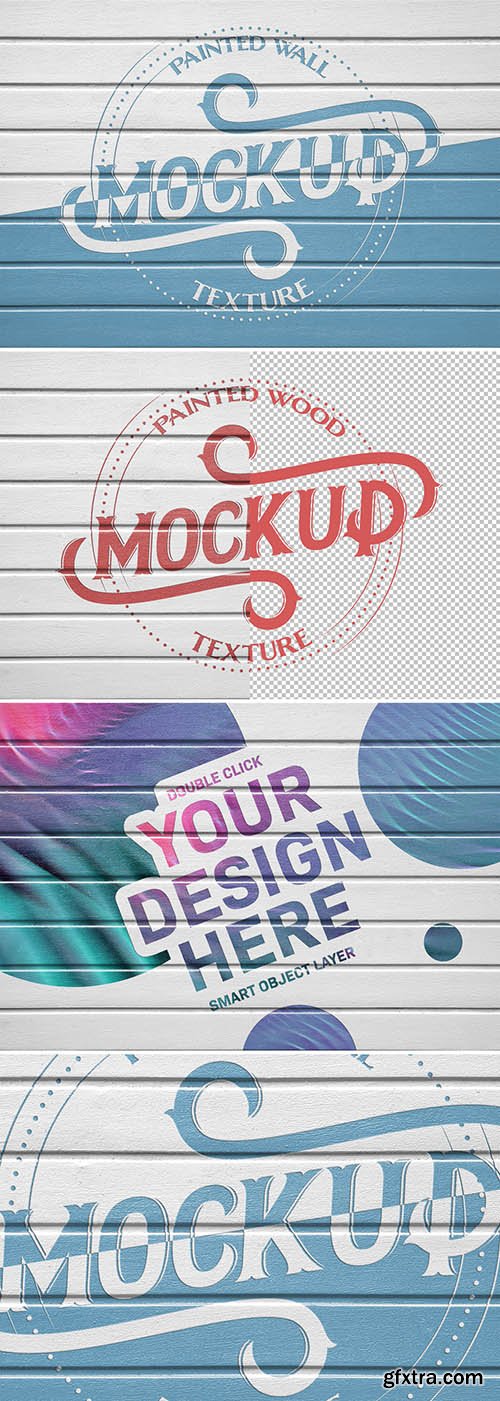 Painted Wood Texture Mockup 291973636