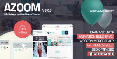 ThemeForest - Azoom v3.0.3 - Multi-Purpose Theme with Animation Builder - 10591289
