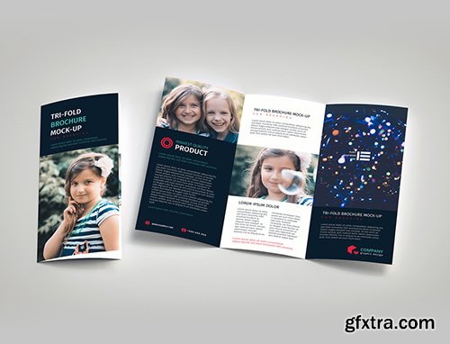 Tri-Fold Brochure Mockup 223026322