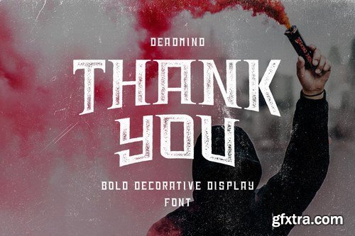 Deadmind - Bold Decorative Display Sans