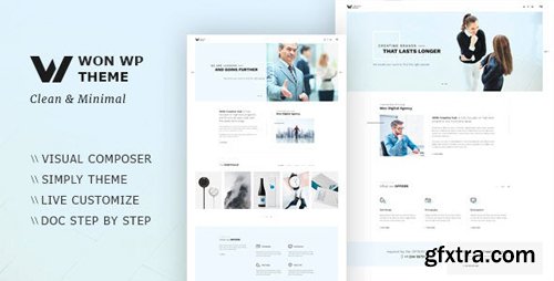 ThemeForest - WON v1.1.5 - Creative Minimal WordPress Theme - 20501203