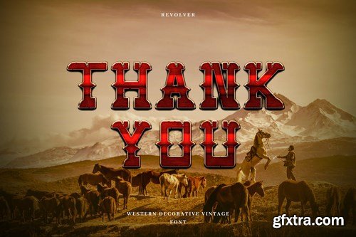 Revolver - Western Cowboy Typeface