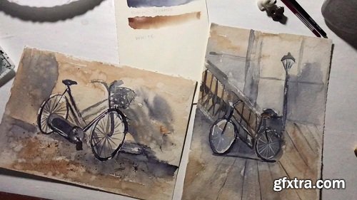 Watercolor workshop - Learn about shadows and paint them
