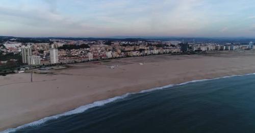 Aerial View of City Beach - K5B8NAM