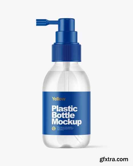 Clear Spray Bottle Mockup 50076