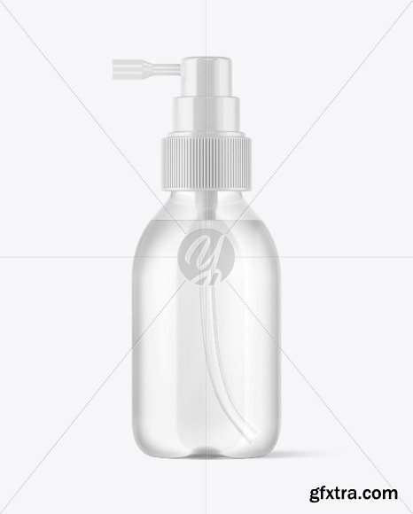 Clear Spray Bottle Mockup 50076