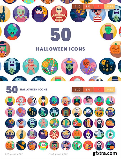 50 Halloween Icons