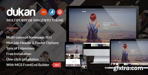 ThemeForest - Dukan v1.1.7 - Multipurpose Magento Theme - 13074954