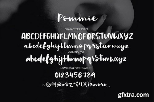 Pommie - Modern chic script font