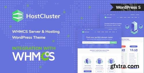 ThemeForest - HostCluster v1.7 - WHMCS Server & Hosting WordPress Theme + RTL - 21964631