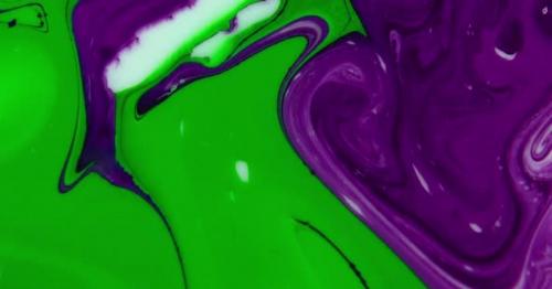 Abstract Colors Purple And Green Marble Background Texture - UFVQS6H