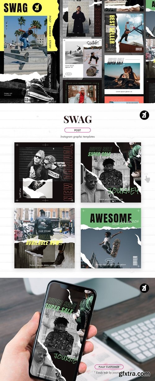 SWAG social media graphic templates