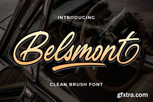 Belsmont - Clean Brush Font