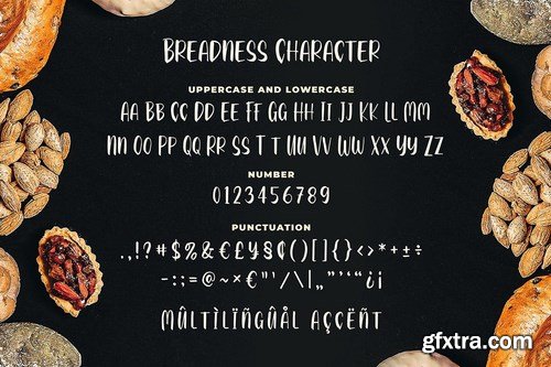 Breadness - a Delicious Font