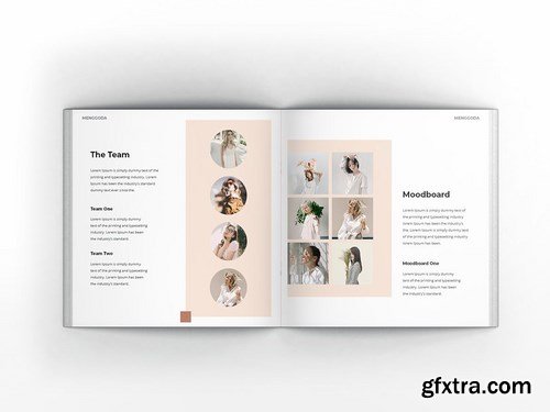 Branding Guideline Square Brochure Template