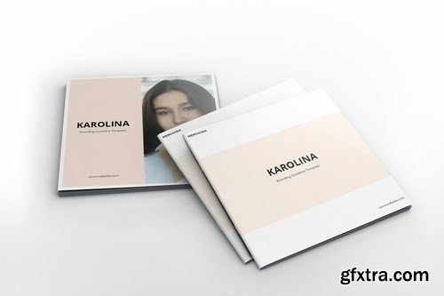 Branding Guideline Square Brochure Template