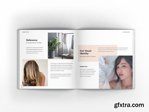 Branding Guideline Square Brochure Template