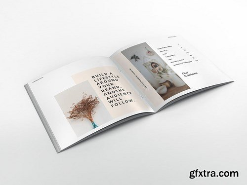 Branding Guideline Square Brochure Template