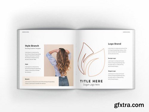 Branding Guideline Square Brochure Template