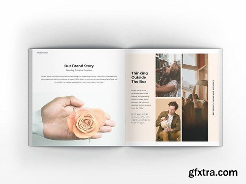 Branding Guideline Square Brochure Template