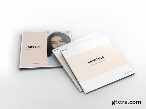 Branding Guideline Square Brochure Template