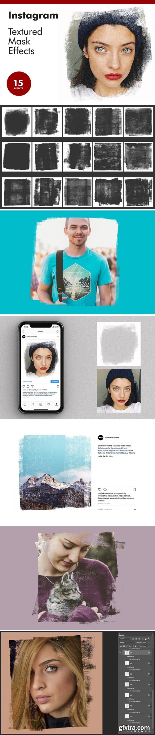 Instagram Textured Mask Effects