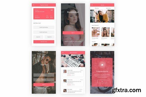 BookMySeat - Movie & Event Booking App (Photoshop)