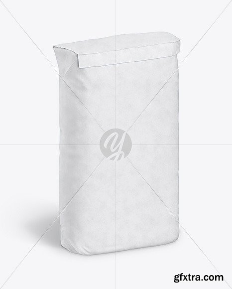 Kraft Paper Cement Bag Mockup 50007