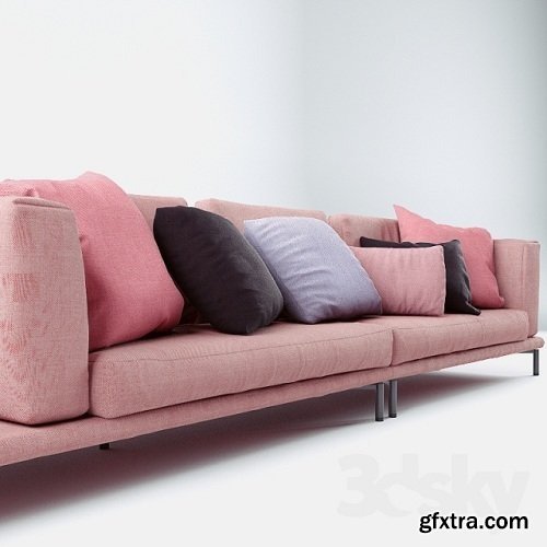 Sofa Bonaldo Marc-U 3d Model