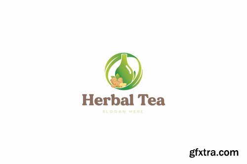 Herbal Tea Logo Template