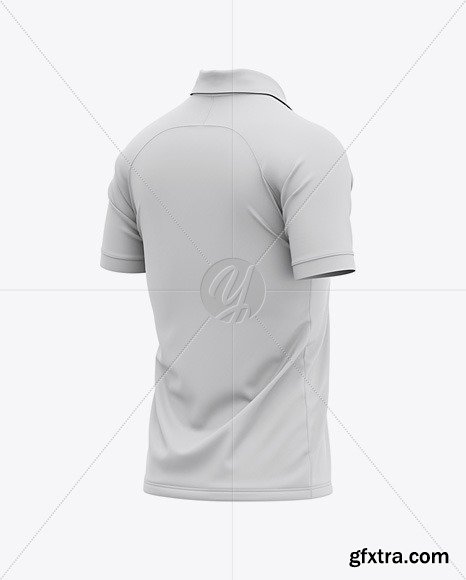 Men’s Soccer Jersey Mockup - Back Half Side View 50121