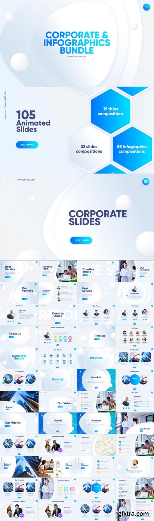 Videohive - Corporate Infographics Bundle - 21669208