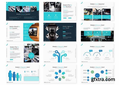 Automotive - Powerpoint Google Slides and Keynote Templates