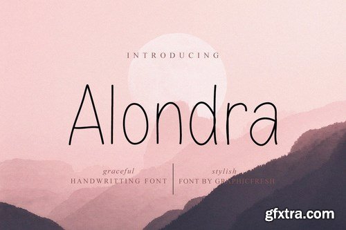 Alondra - The Handwritting Sans