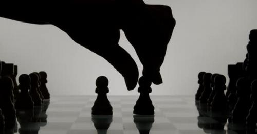 Hand And Chess Silhouette 55 - WJN6QFD