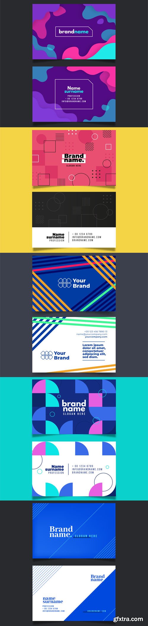 10 Best Business Card Templates in Vector