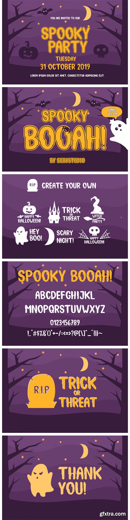 Spooky Booah Font