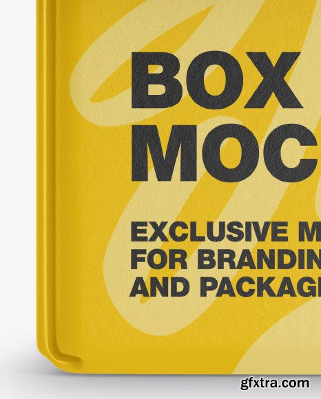 Textured Paper Box Mockup 50151