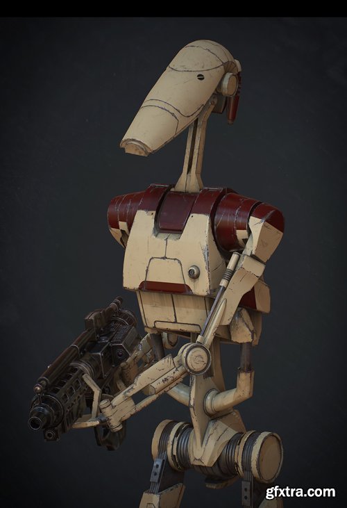 Star Wars PM droid 3D Model