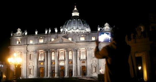 Woman Using Tablet PC To Capture St. Peters - 38R9APF